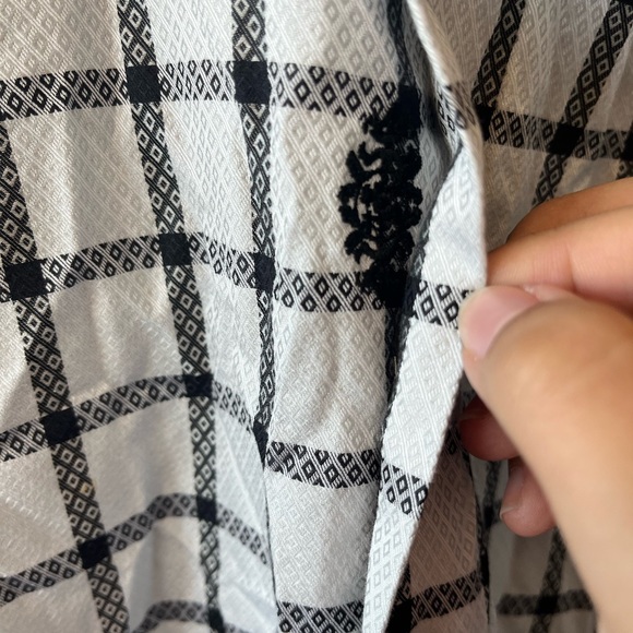 Robert Graham graph check pattern button down dress shirt - 100% cotton - Picture 4 of 8